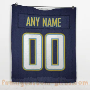 Custom Premium Quilt Blanket Los Angeles Jersey American Football Personalized Quilt Gifts for Her & Him