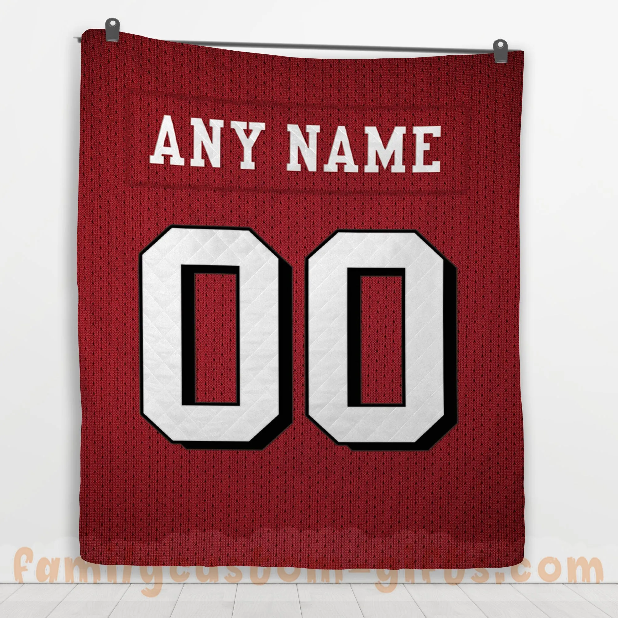 Custom Premium Quilt Blanket San Francisco Jersey American Football Personalized Quilt Gifts for Her & Him