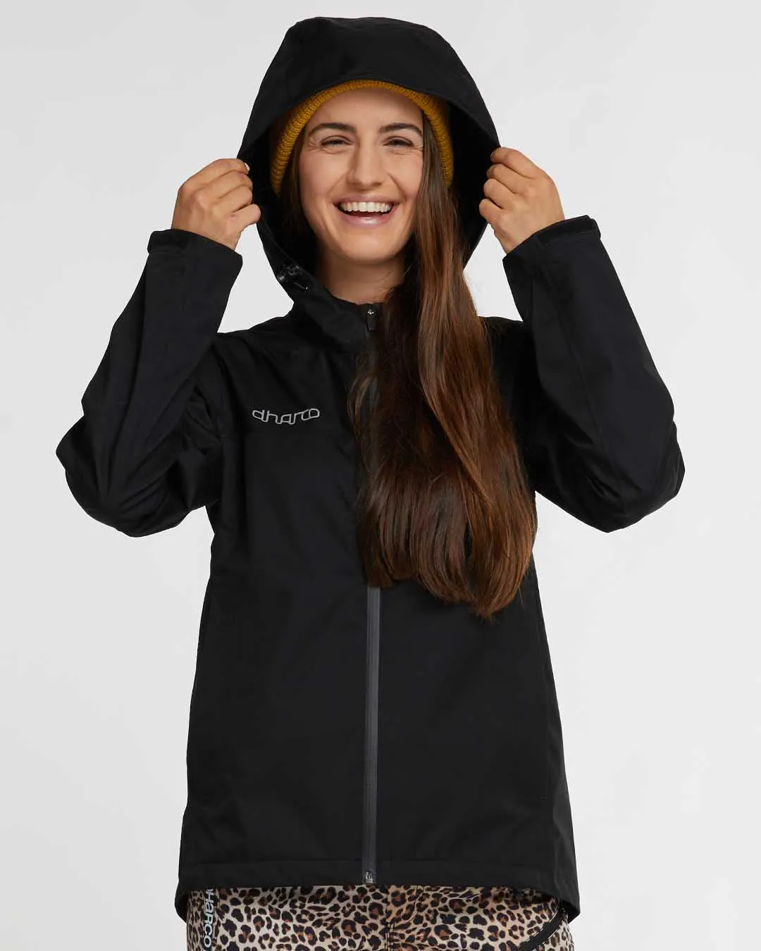 DHARCO Womens Rain Jacket | Stealth