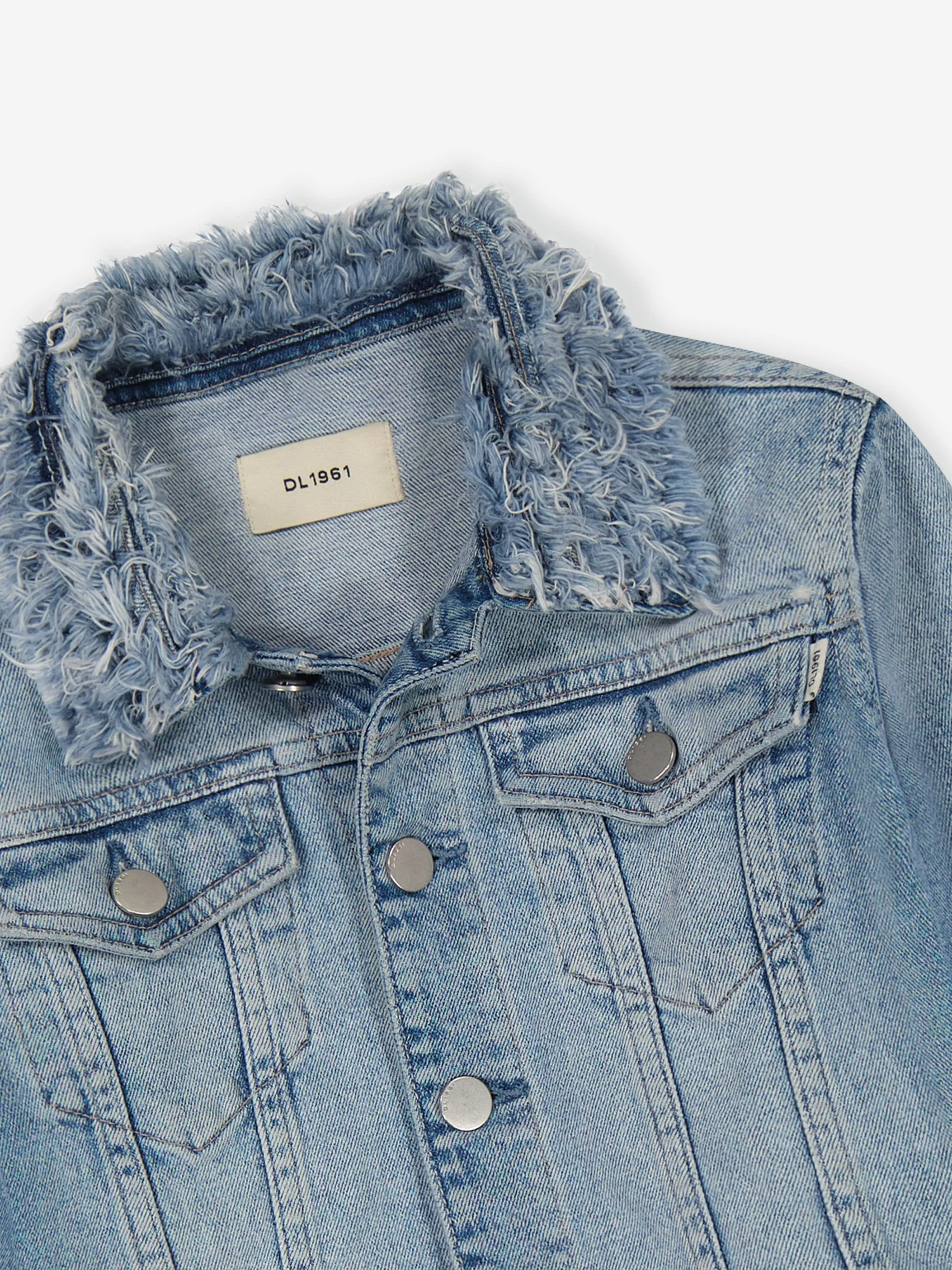 DL1961 Girls Manning Denim Jacket in Blue