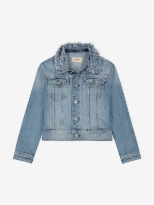 DL1961 Girls Manning Denim Jacket in Blue