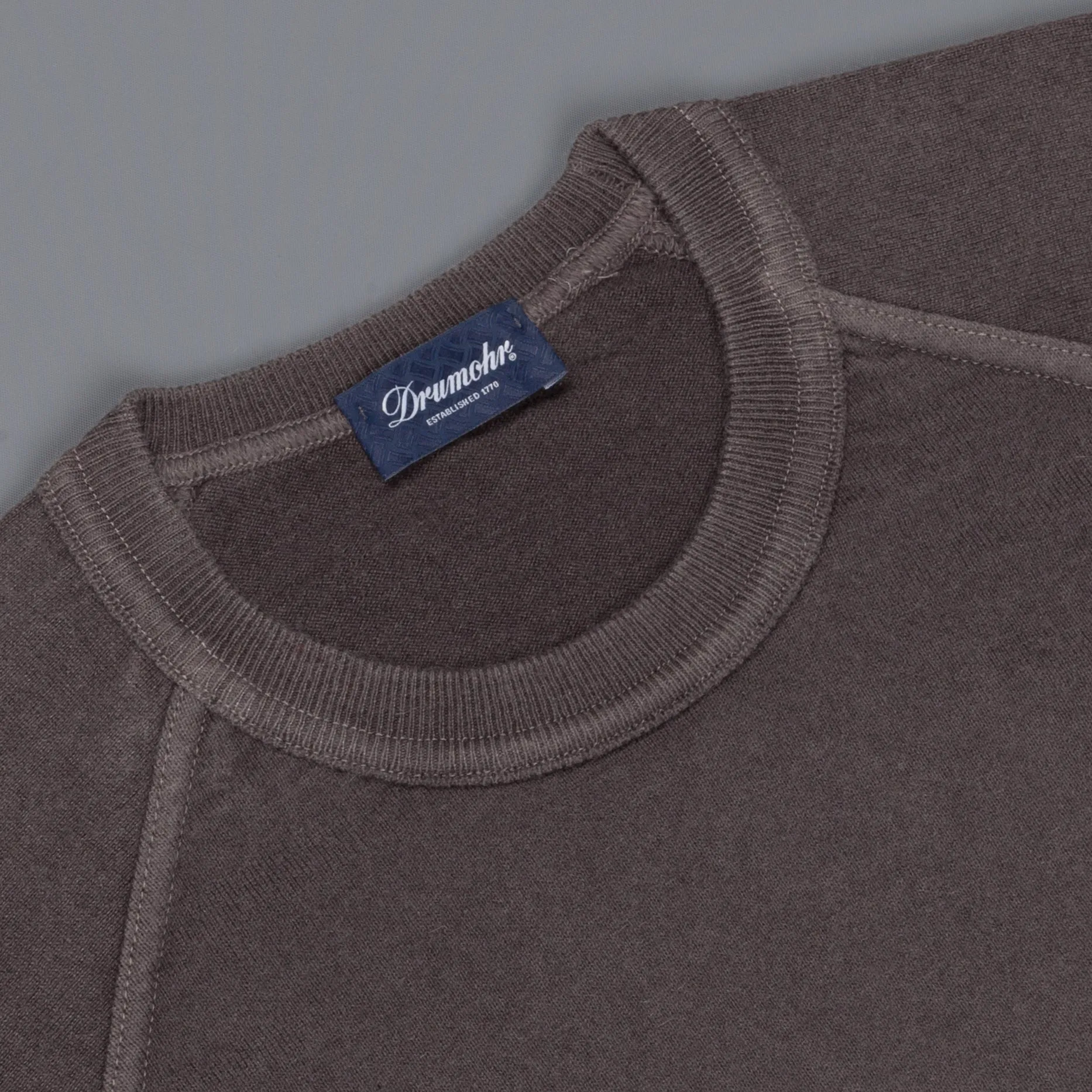 Drumhor Cashmere Sweater Frost Grey