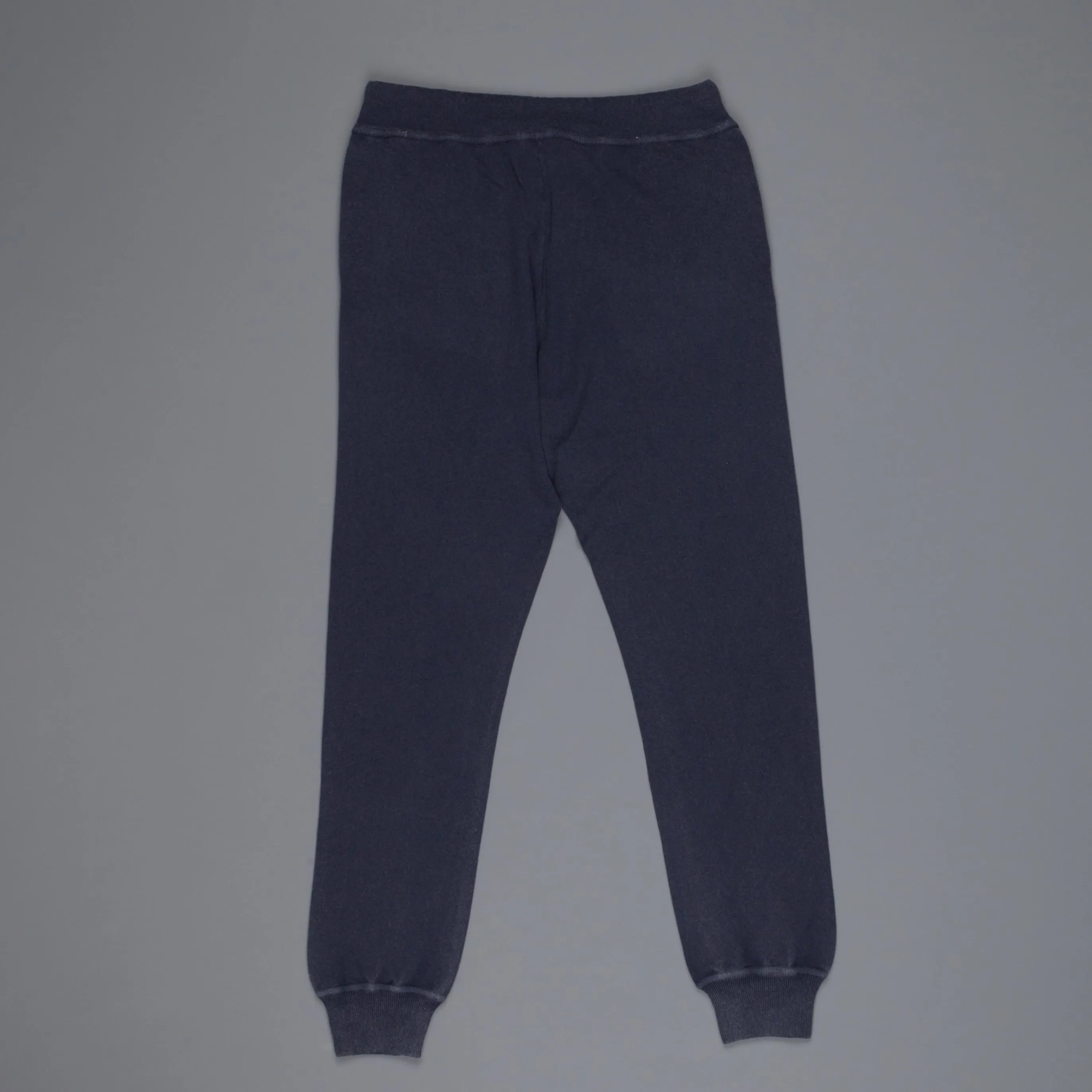 Drumohr Cashmere Sweatpants Frost Navy