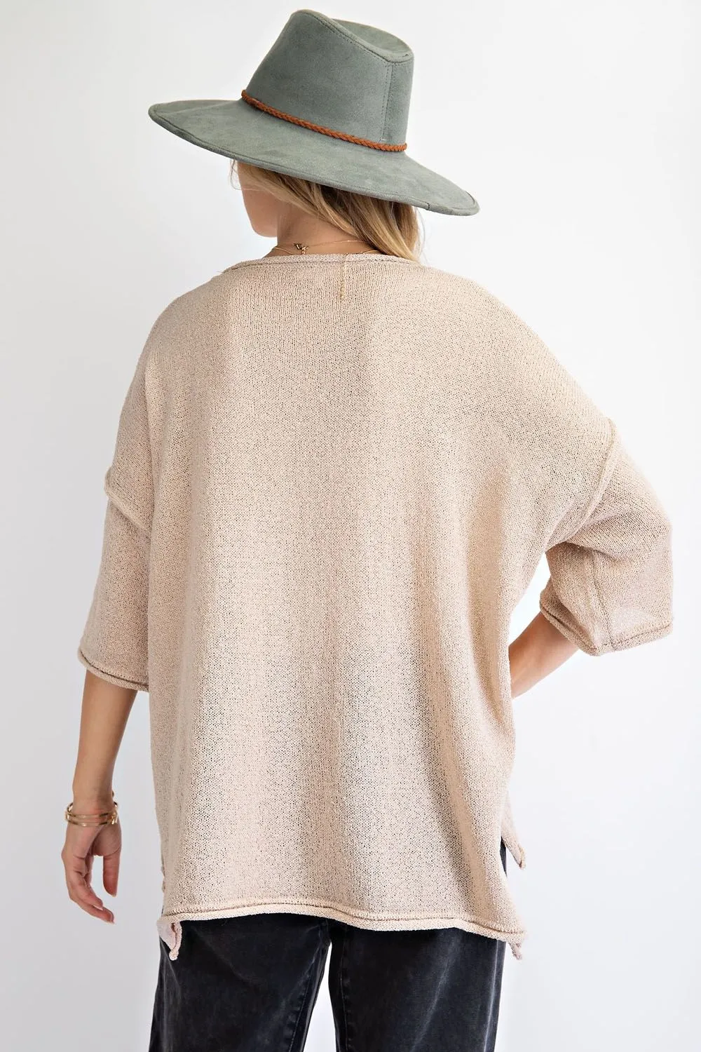 Each and Every Day Thin Sweater Top