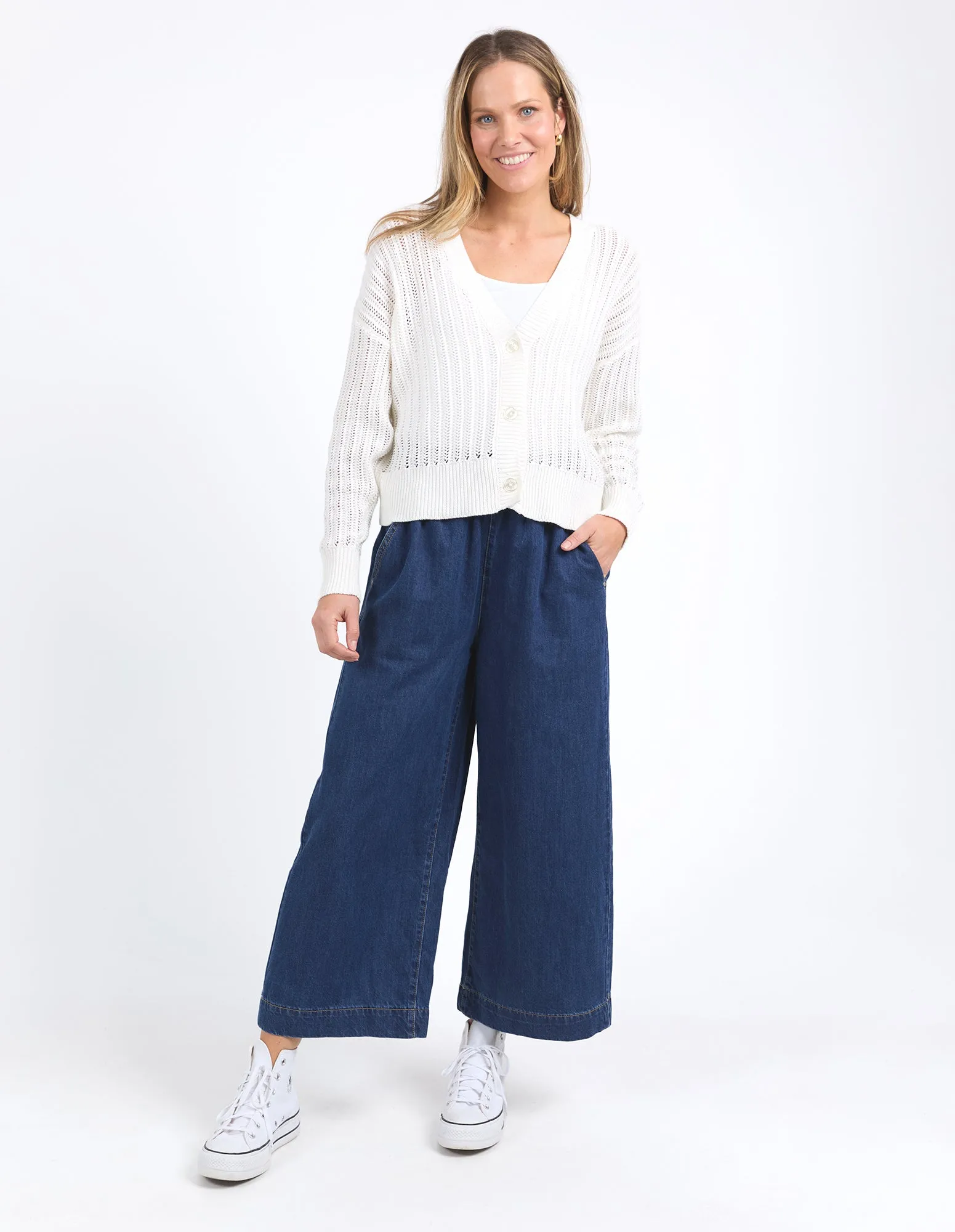 Elm Lifestyle II SASHA Lightweight Cardi - mars