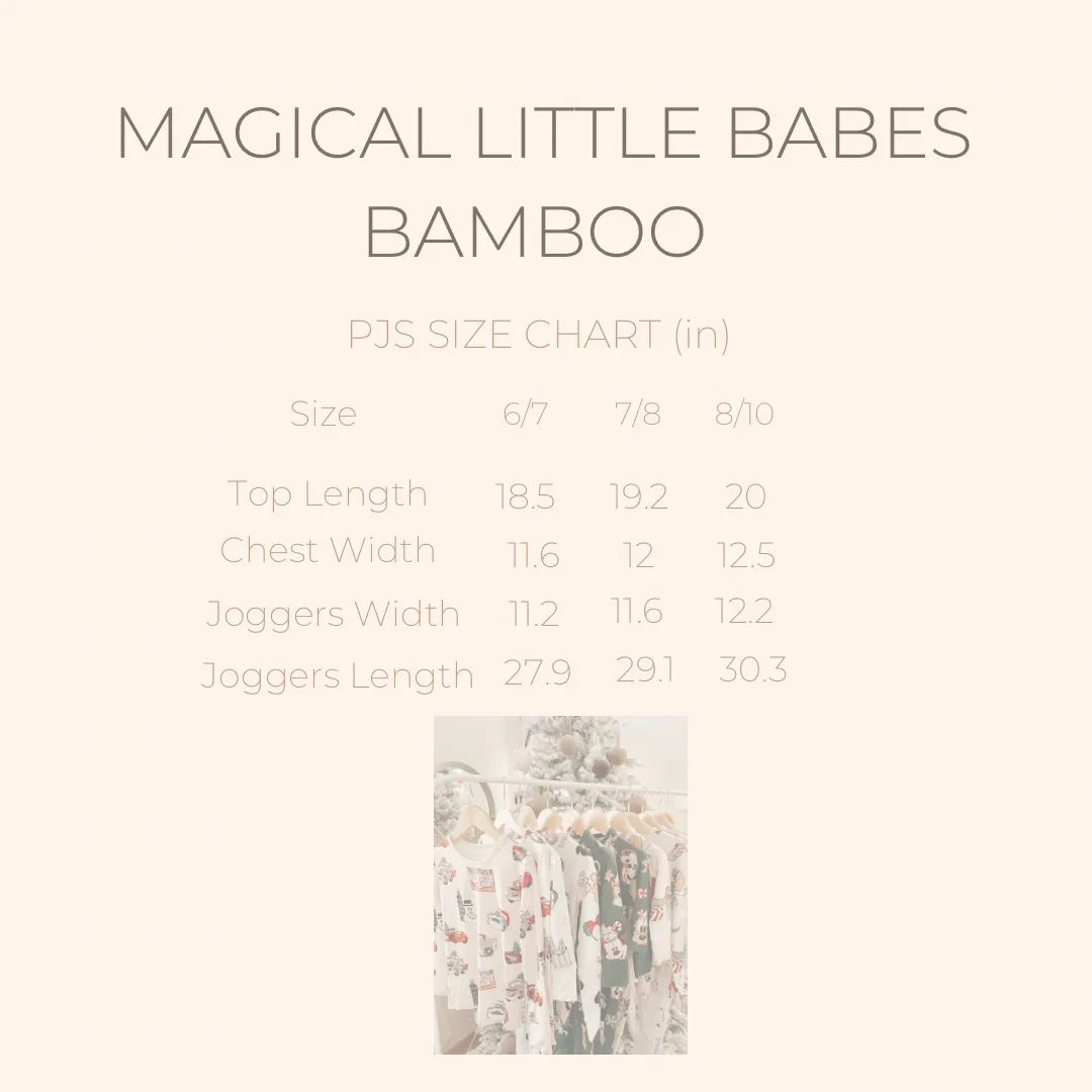 Encanto Bamboo PJ Romper/ Two Piece Set*READY TO SHIP