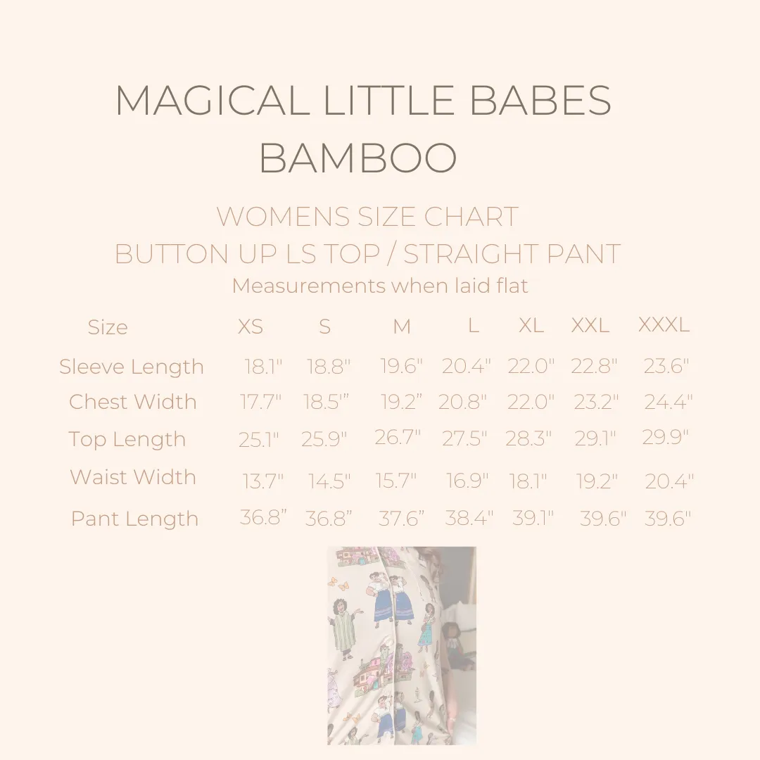 Encanto Bamboo PJ Romper/ Two Piece Set*READY TO SHIP
