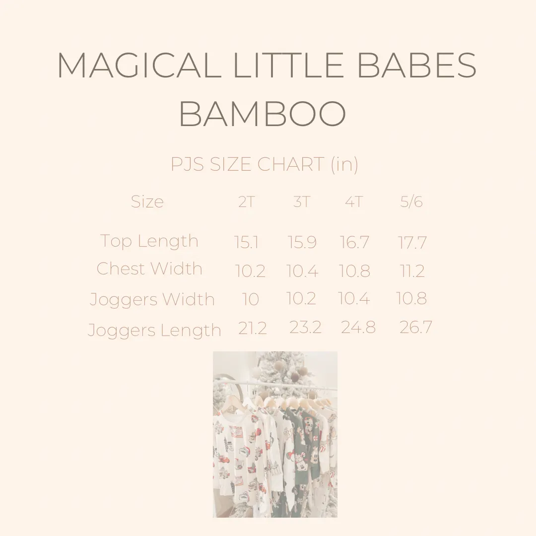 Encanto Bamboo PJ Romper/ Two Piece Set*READY TO SHIP