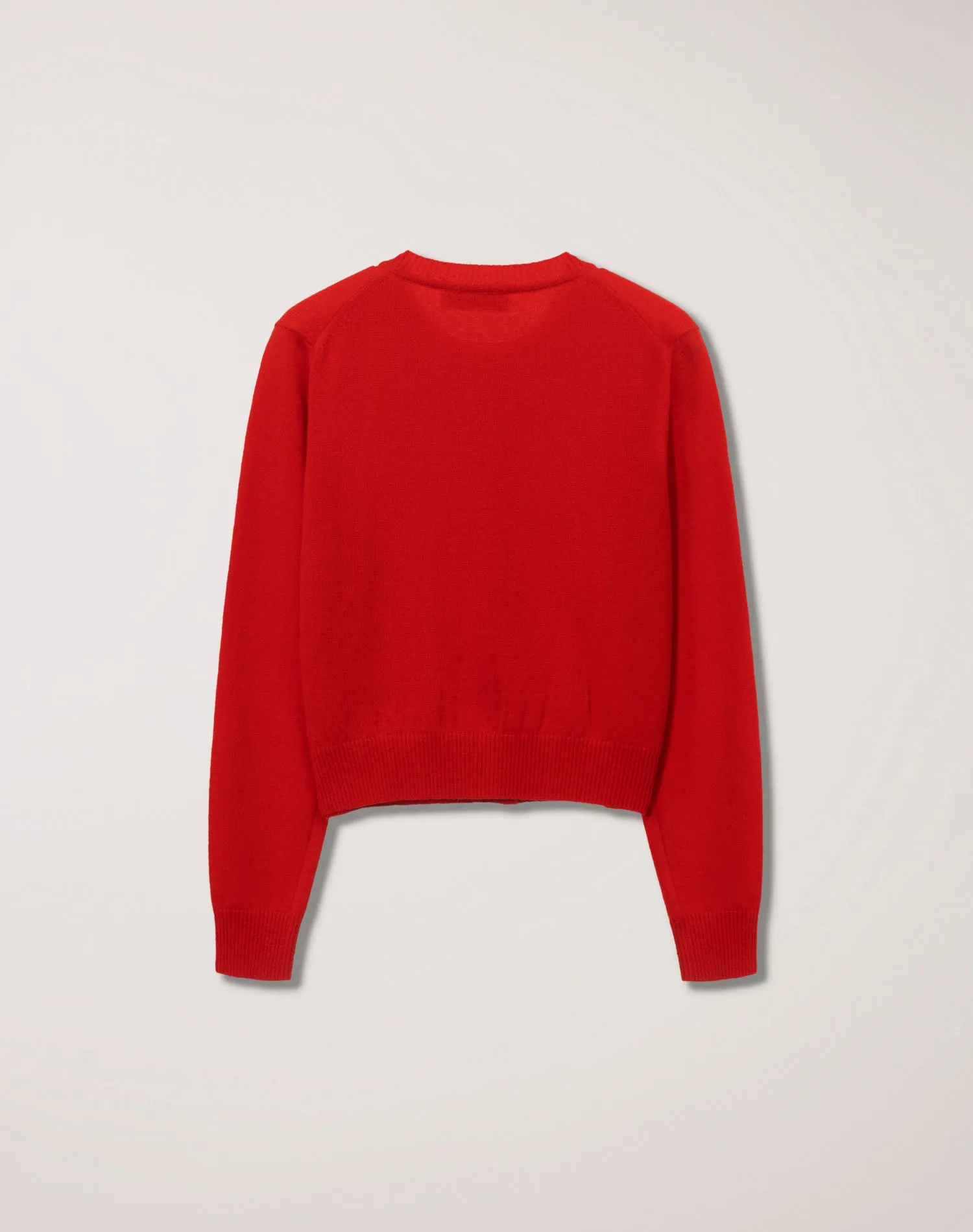 ESSENTIAL CREWNECK KNIT CARDIGAN