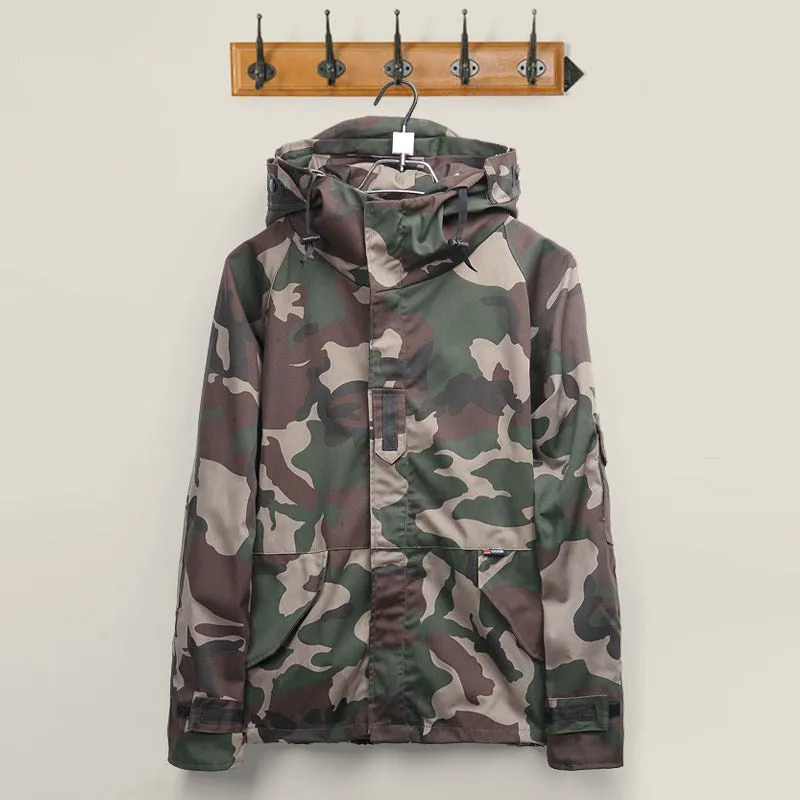 fashion Men/Women Lovers Windbreaker Windproof Clothes Coats Skateboard Camouflage Jackets