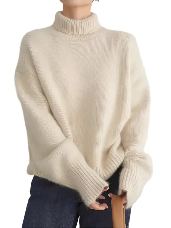 Fera– Classic Women's Soft Turtle Neck