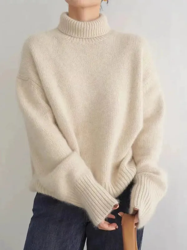 Fera– Classic Women's Soft Turtle Neck