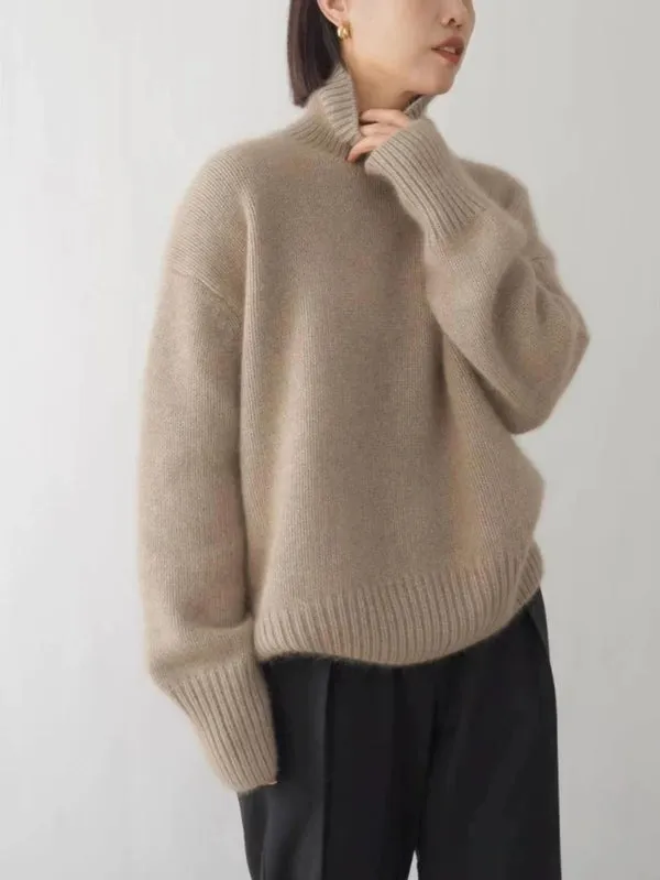 Fera– Classic Women's Soft Turtle Neck