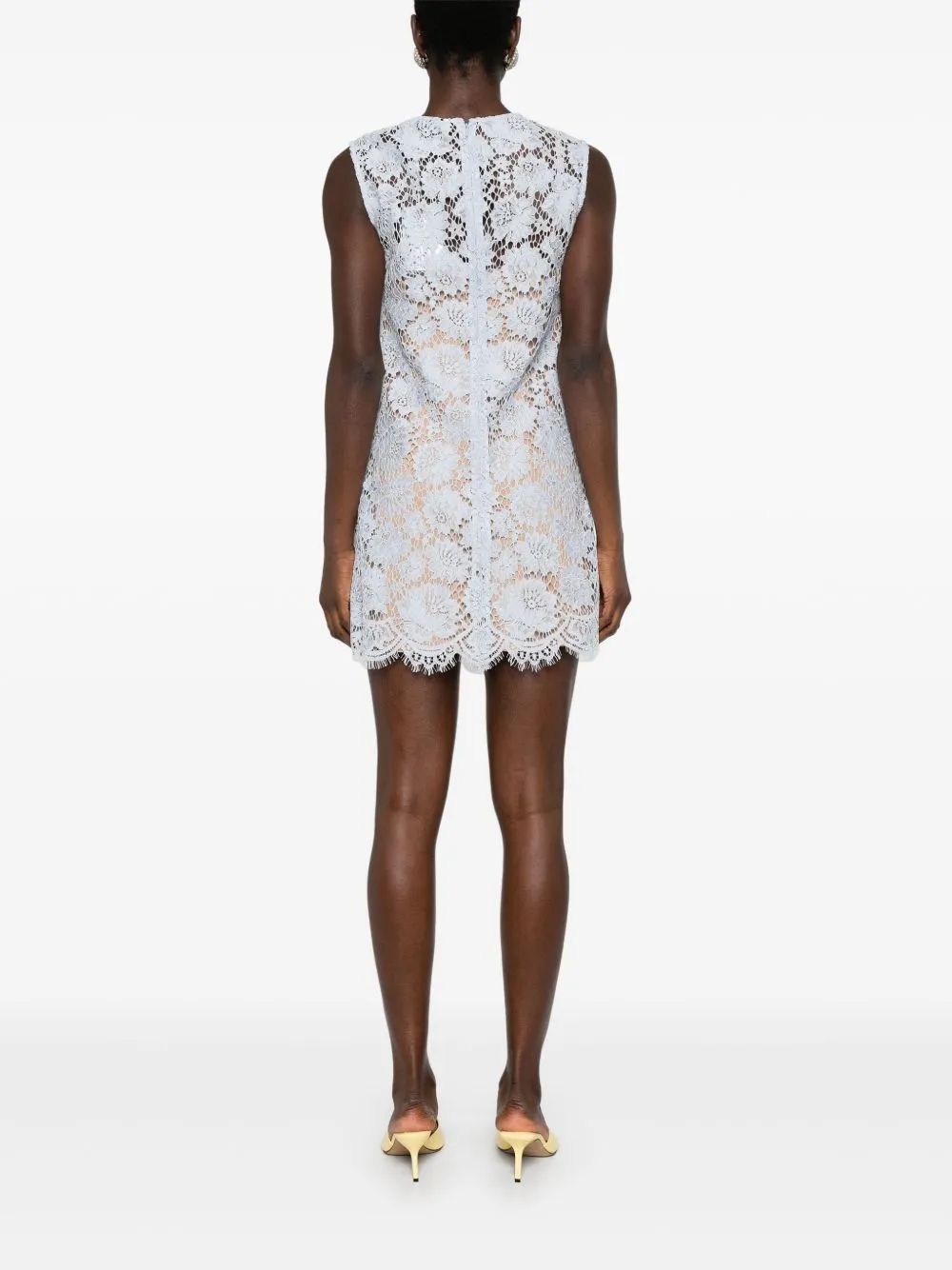 Fine lace mini dress