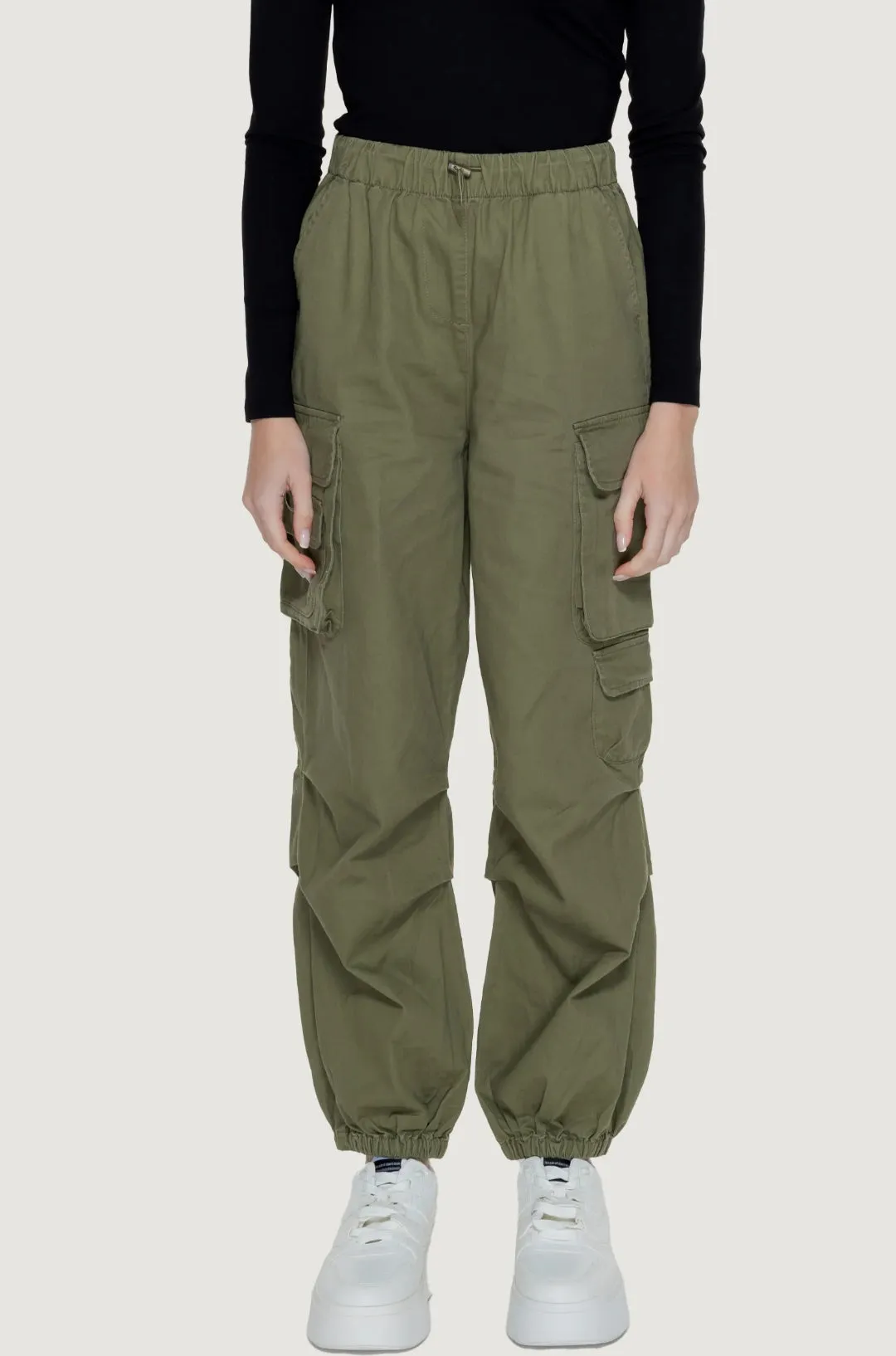 Flap Pocket Side Cargo Jeans