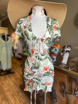 Floral Ruffle Bottom Set