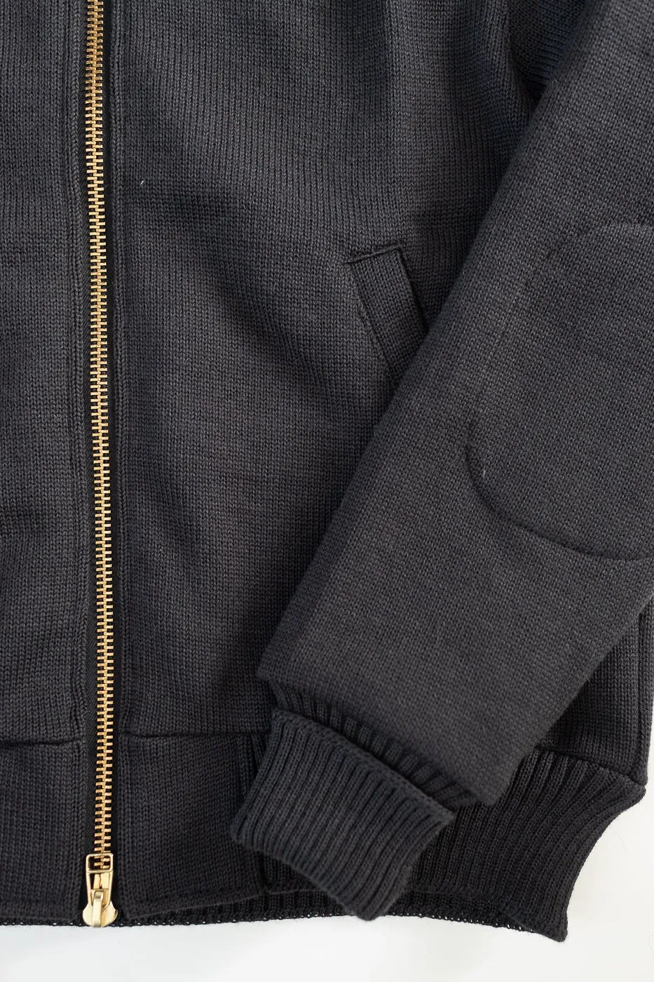 Full Zip Moto Hoodie - Dark Charcoal