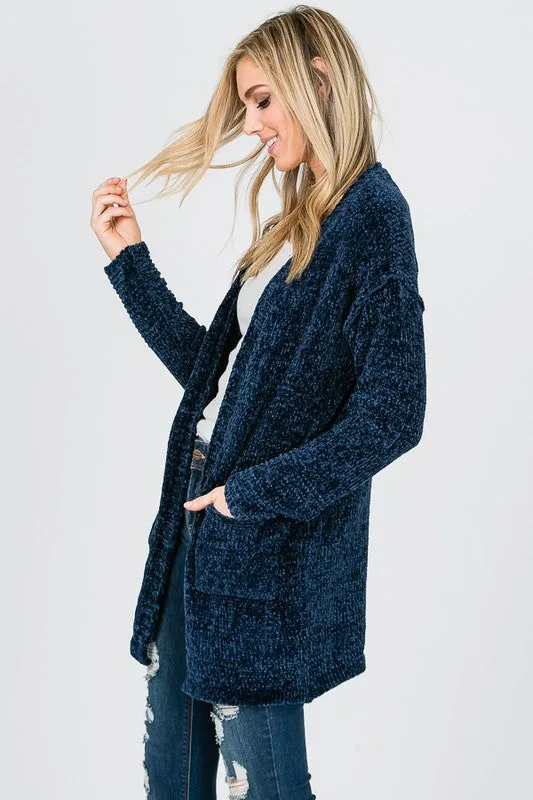 GEMMA SOFT CARDI NAVY