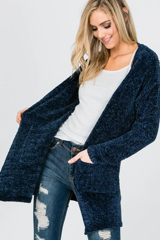 GEMMA SOFT CARDI NAVY