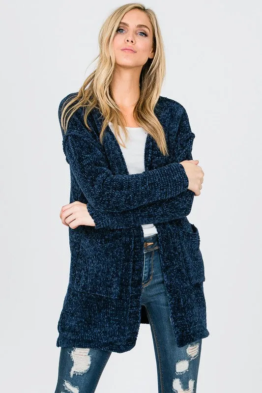 GEMMA SOFT CARDI NAVY