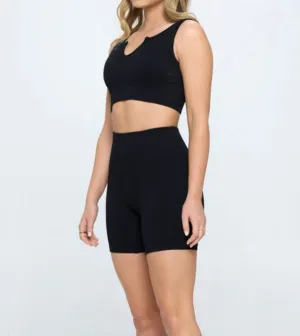 Gianna Biker Set(Black)