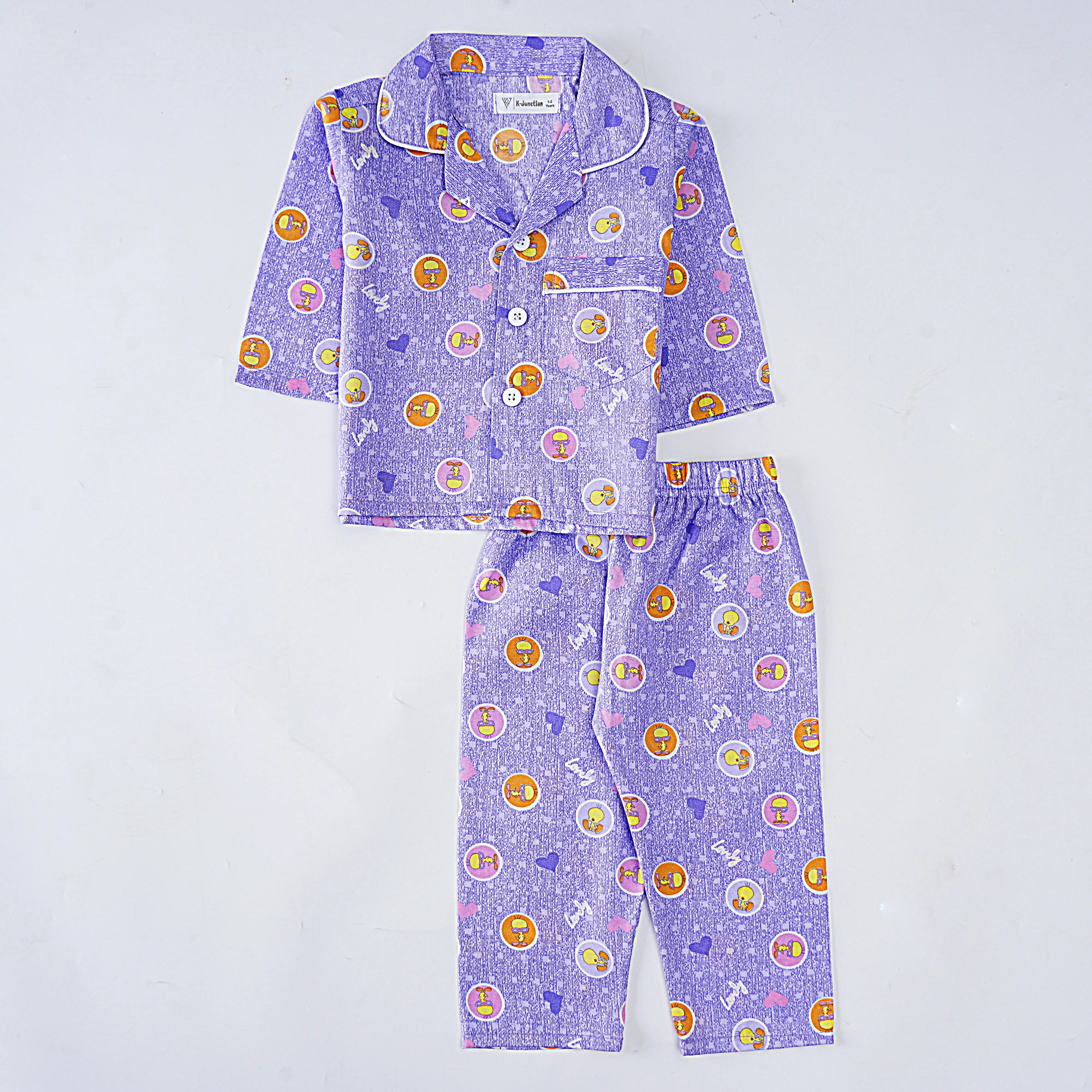 Girls Night Suit Full Sleeves