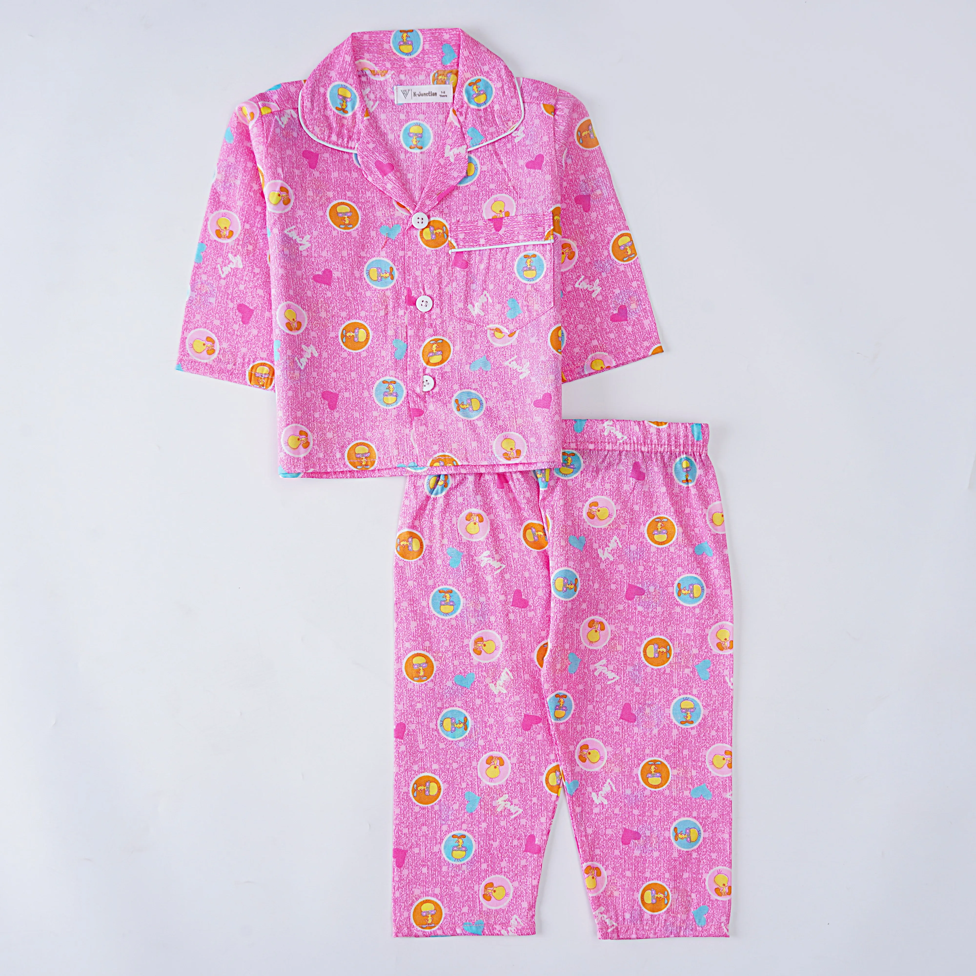 Girls Night Suit Full Sleeves