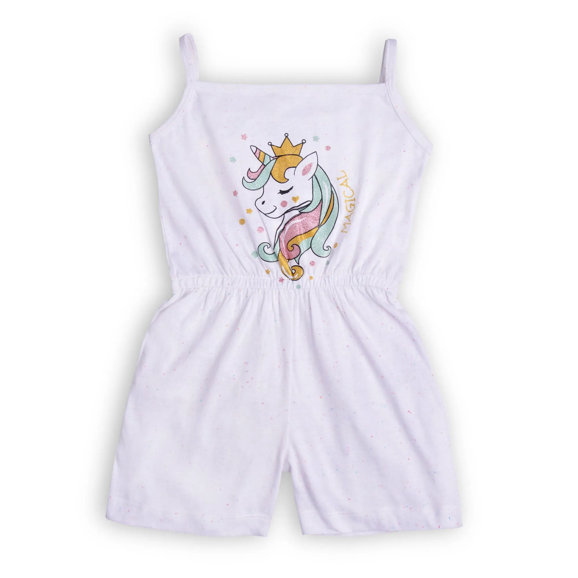 Girls Unicorn Prnt Jumpsuit