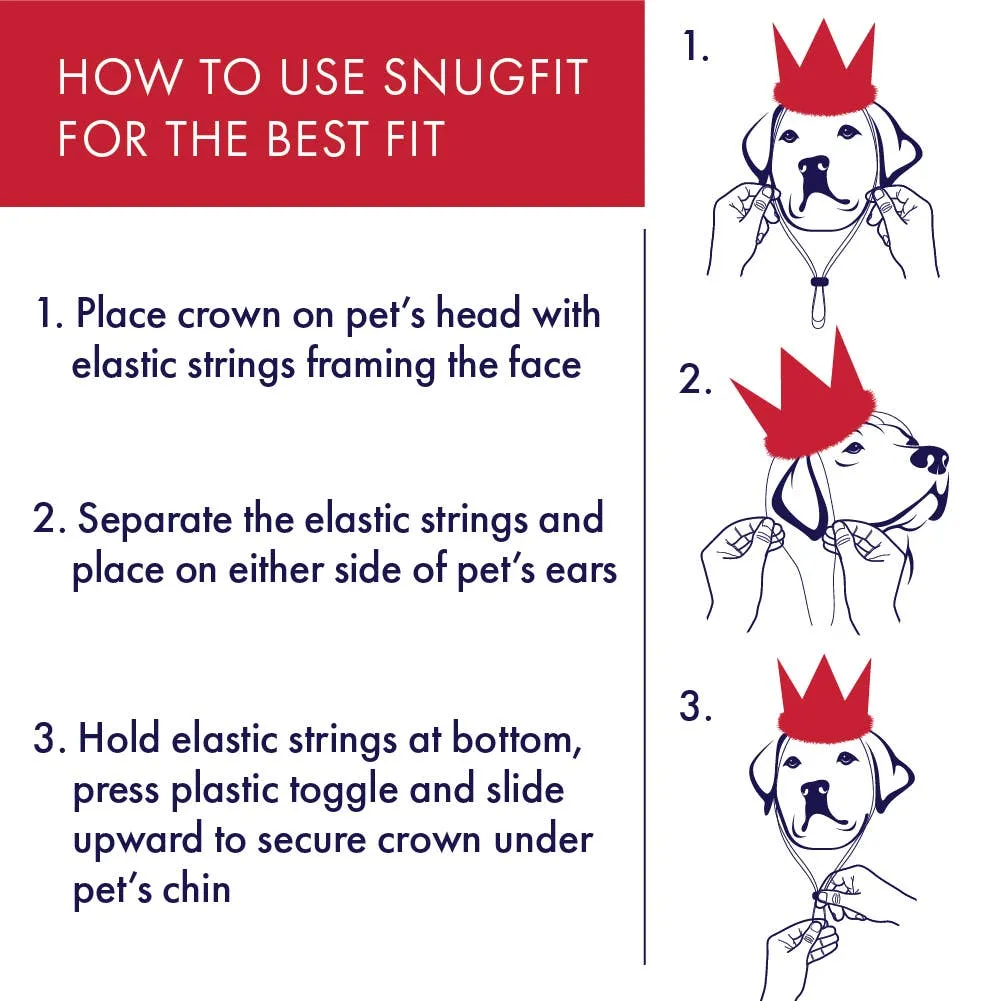 H&K Party Crown - Pink with SnugFit®
