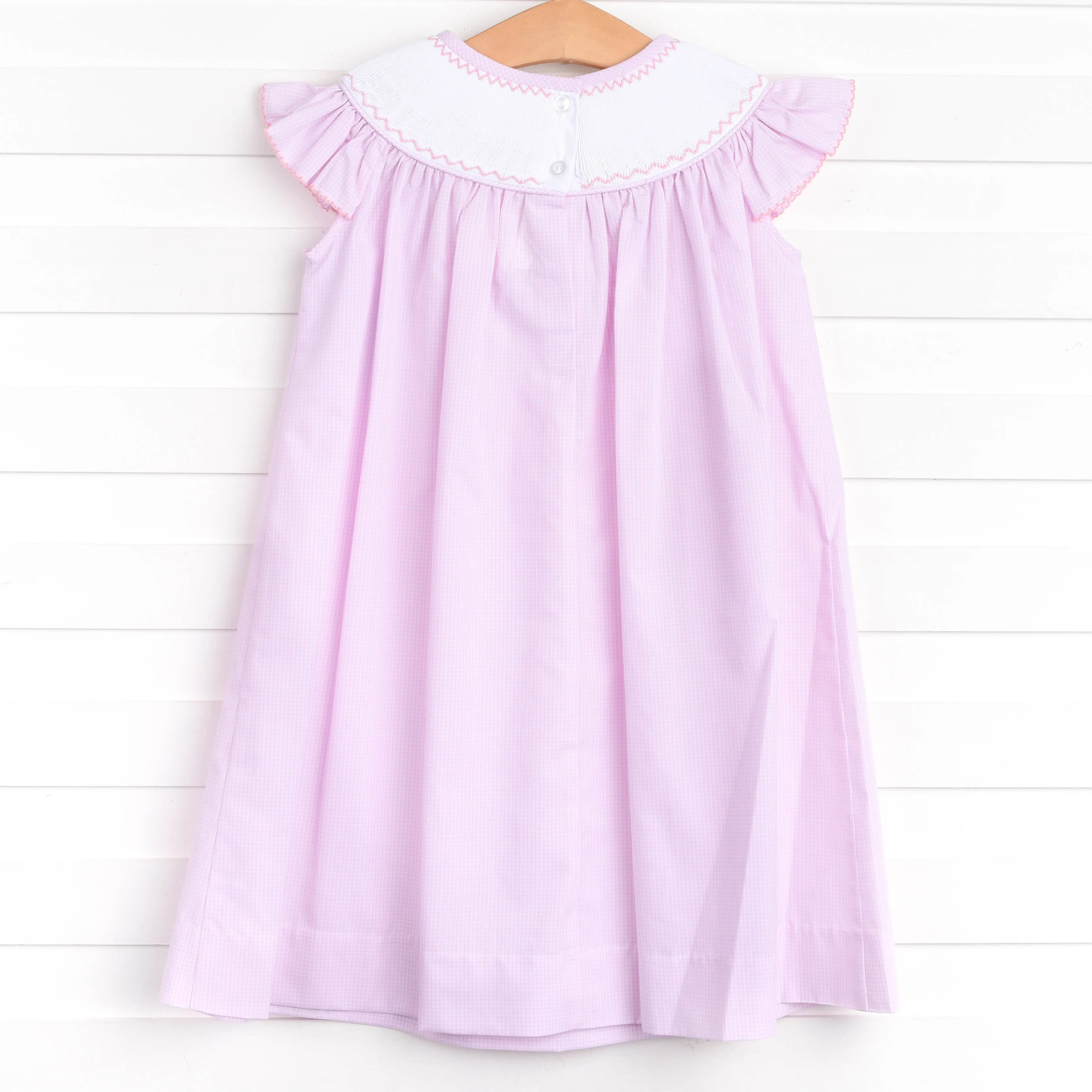 Happy Halloween Smocked Dress, Pink