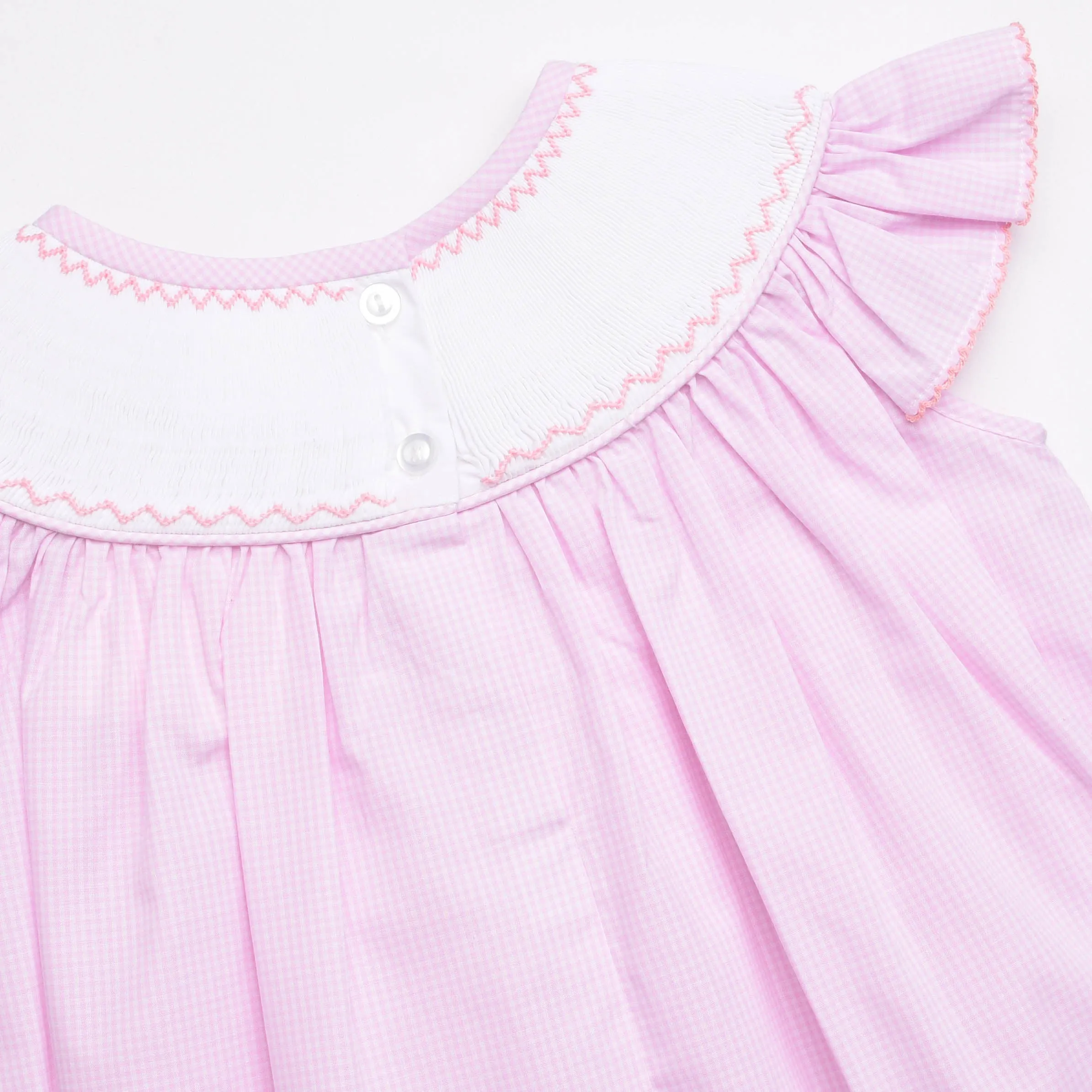 Happy Halloween Smocked Dress, Pink