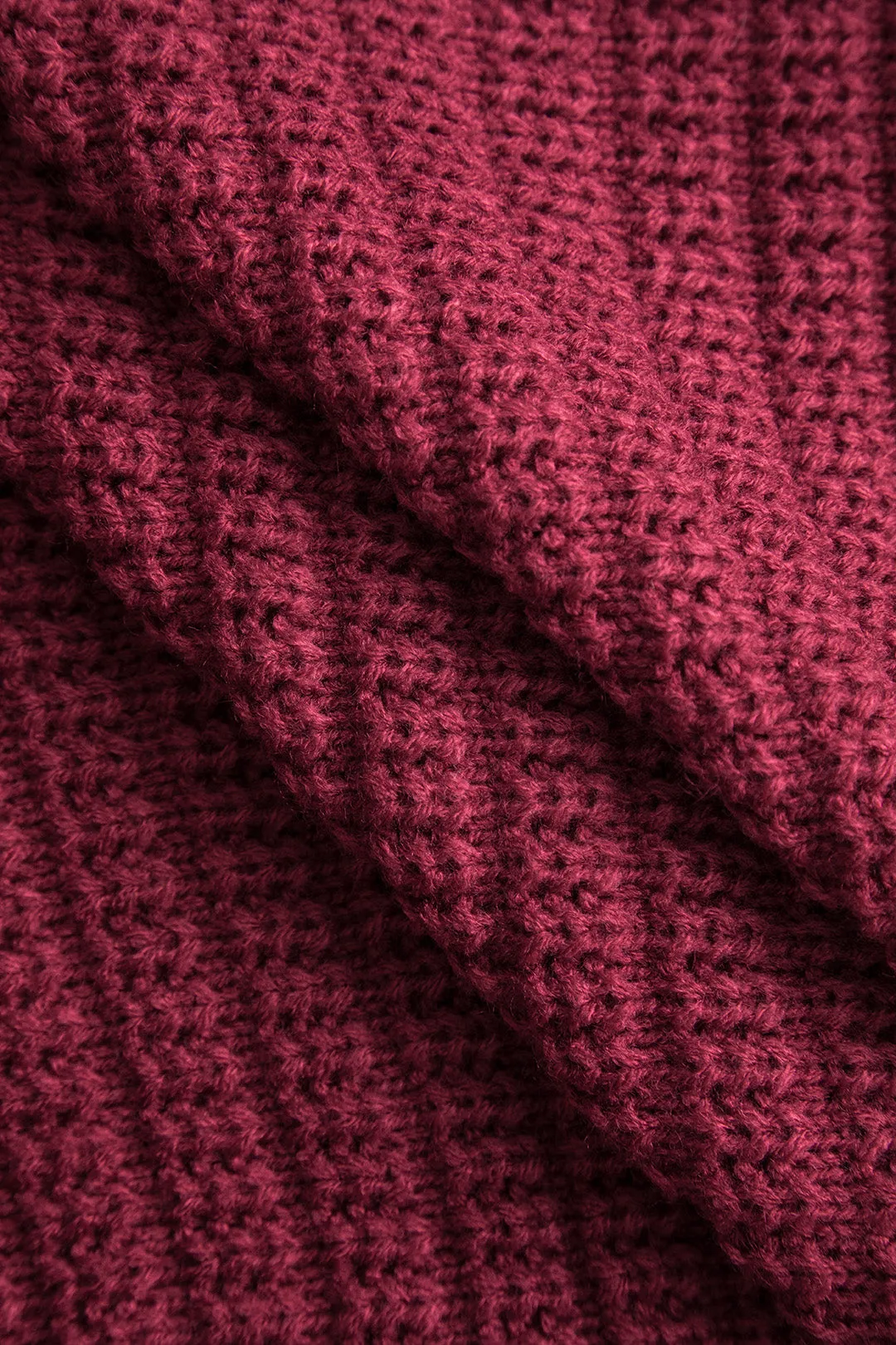 Hazel - Warm Buttoned Elegance Woman's Cardigan