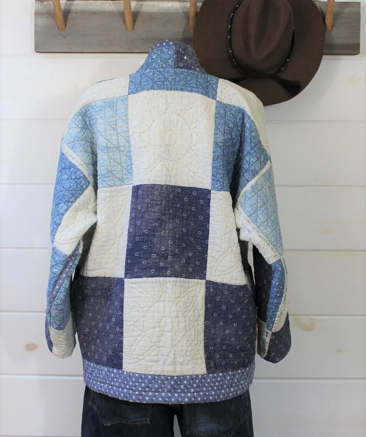 Heirloom Indigo Quilt Coat