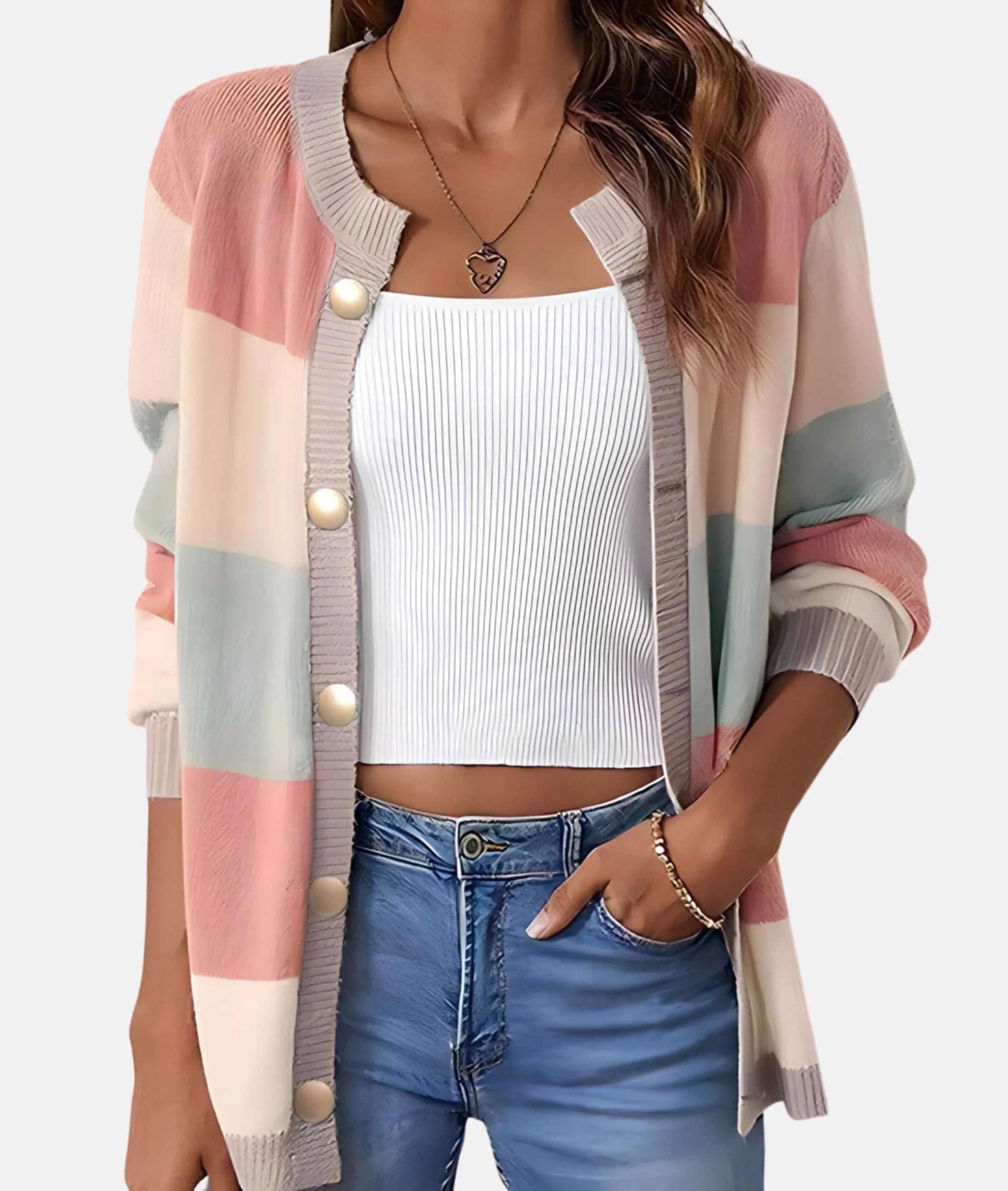 Ilse – Timeless Elegance in Women's Knitted Cardigan