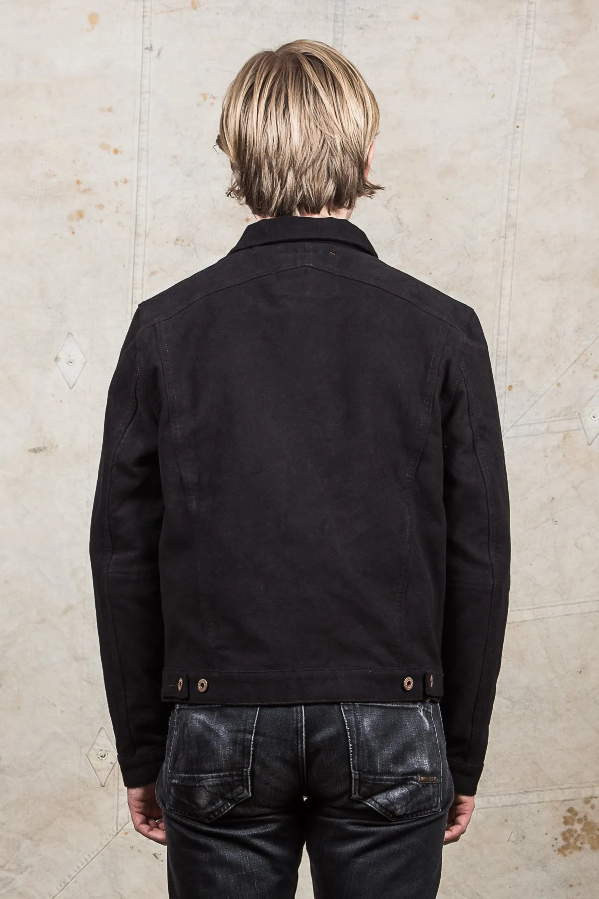 Indigofera Parsons Lodge Jacket Heavy Moleskin Black
