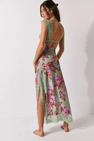 Isabelle – Floral Lace Back-Cutout Summer Dress For Women