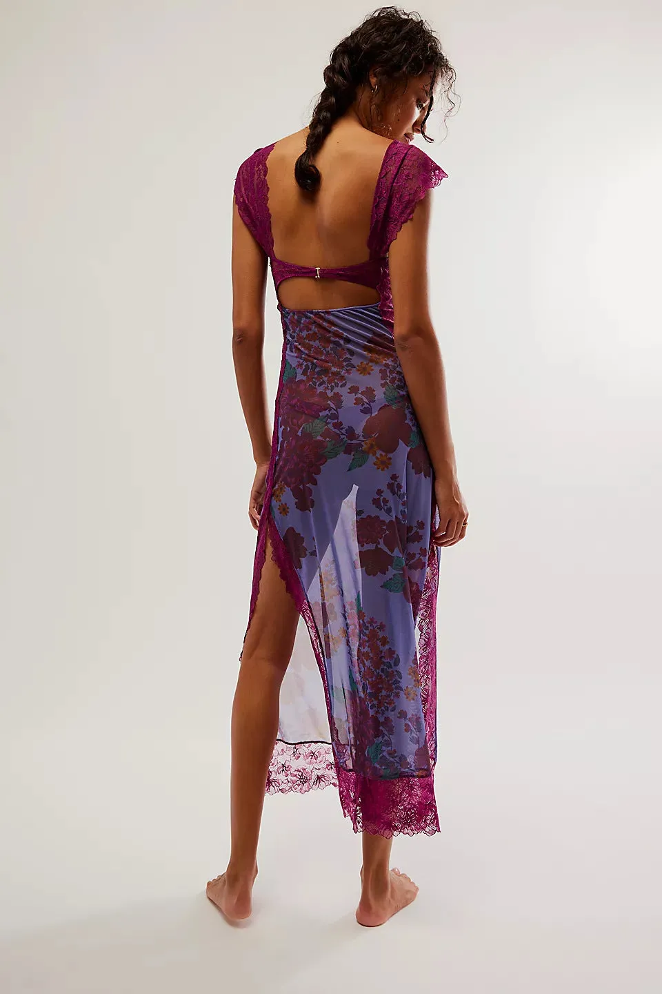 Isabelle – Floral Lace Back-Cutout Summer Dress For Women