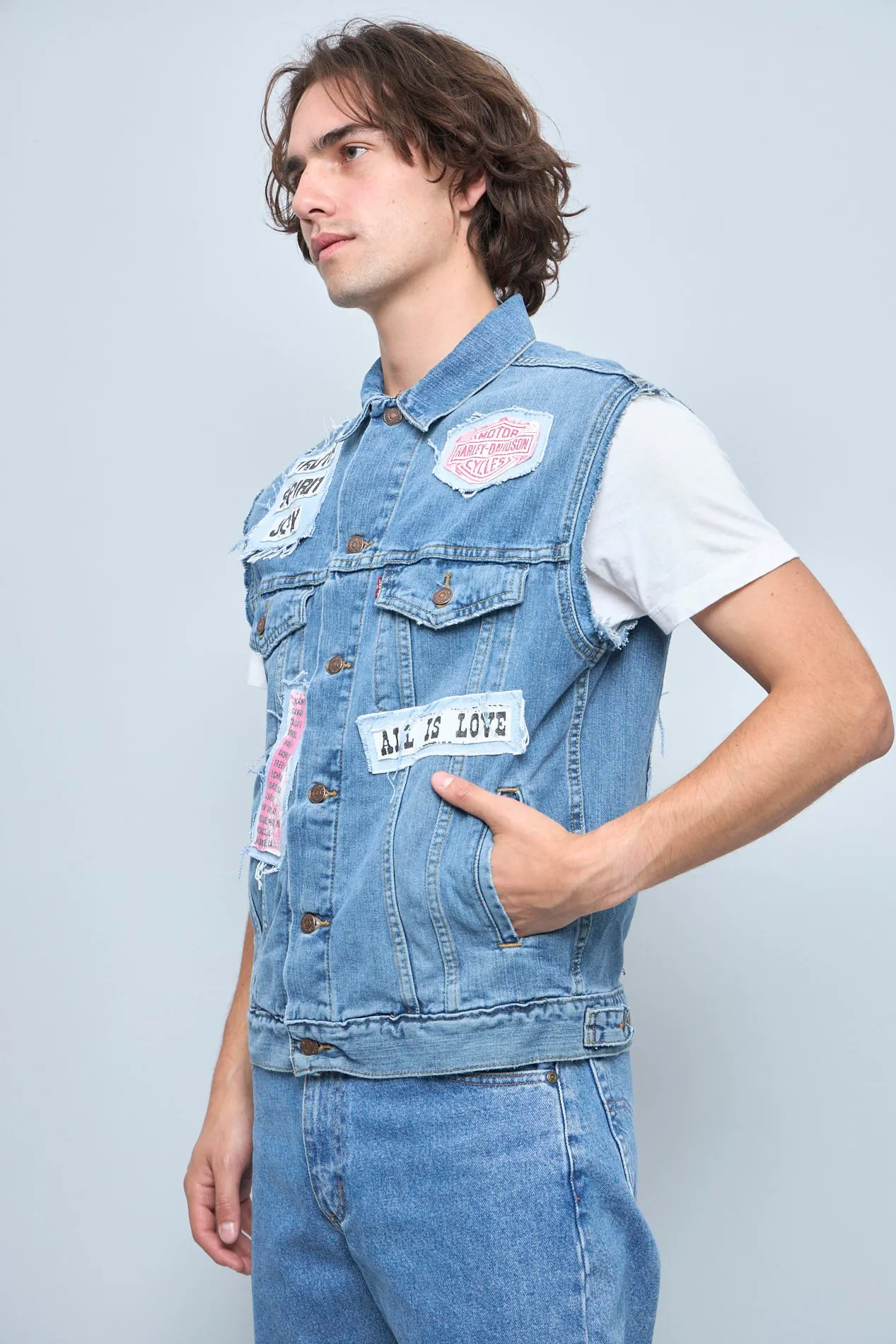 Jacket Azul Lovemade Talla M