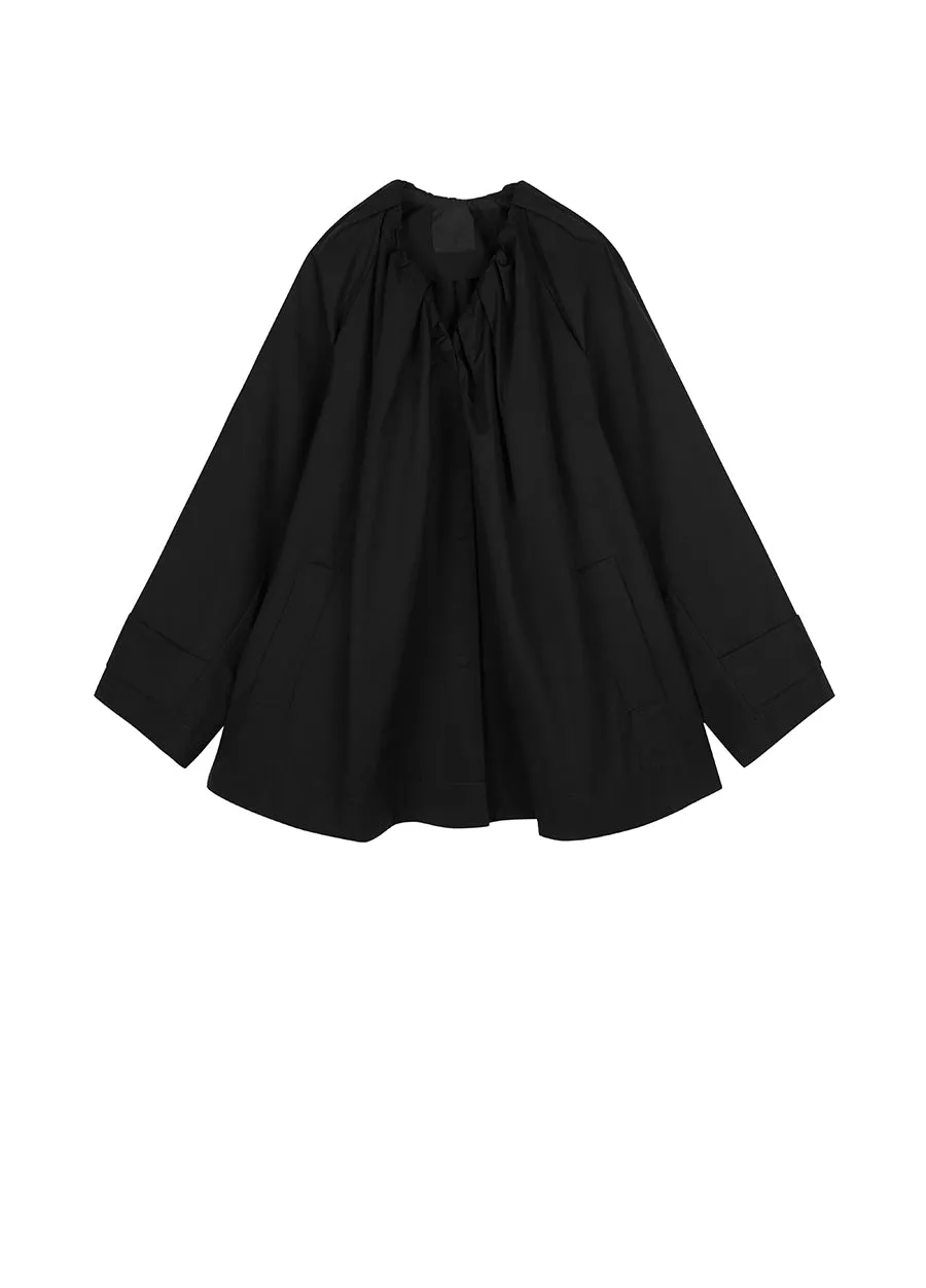 Jacket / JNBY V-neck A-line Jacket
