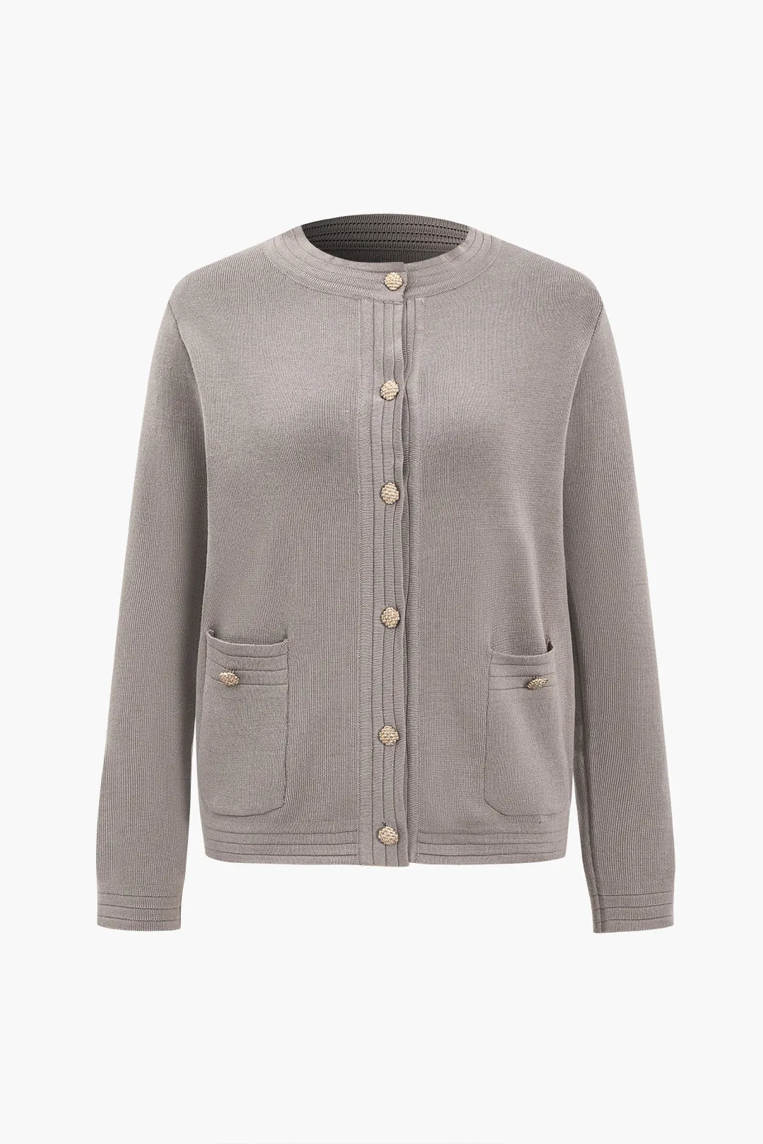 Jasmine - Cozy Sweater Design Woman's Cardigan and Trousers Set