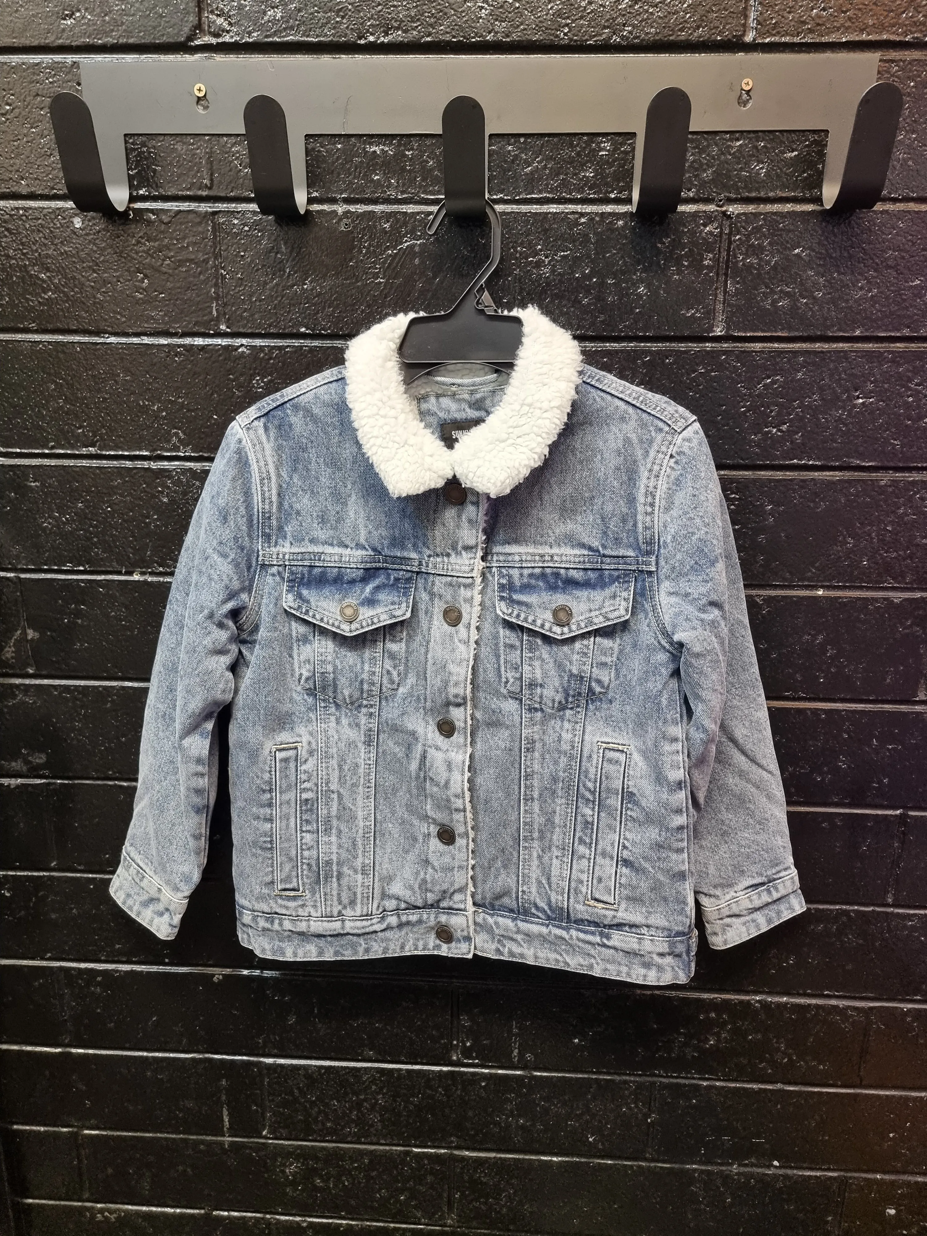Jet Sherpa Denim Jacket by Sunnyville