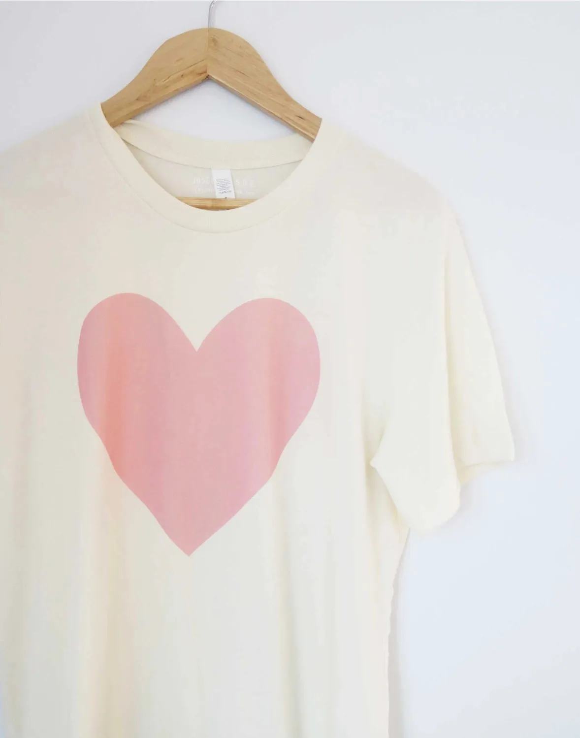 Joseph   Sue - Have a Heart T-Shirt (Vintage White/Pink)