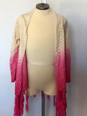 K FRINGE CARDIGAN