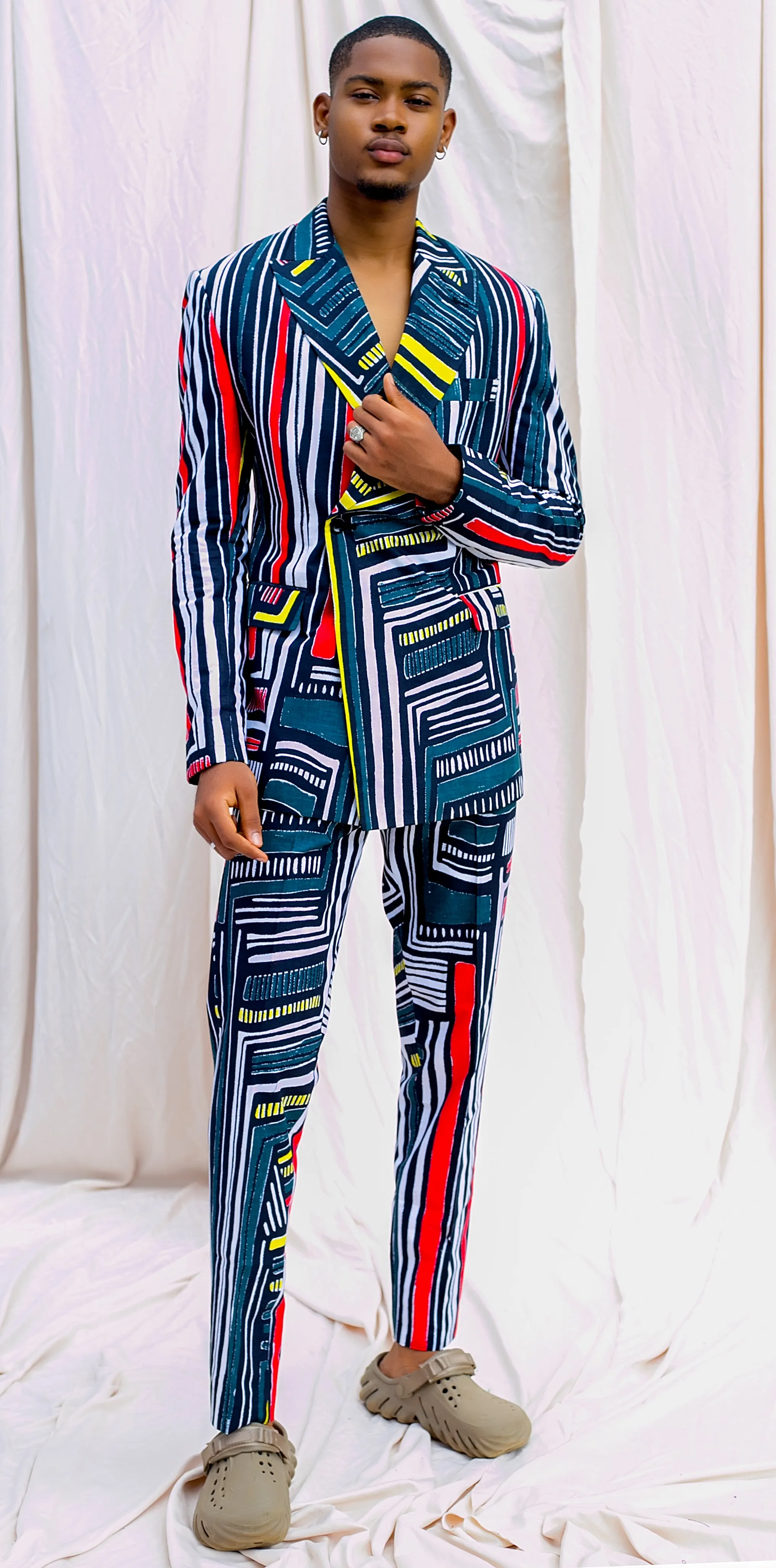 Kamsi Tcharles October  Ankara suit