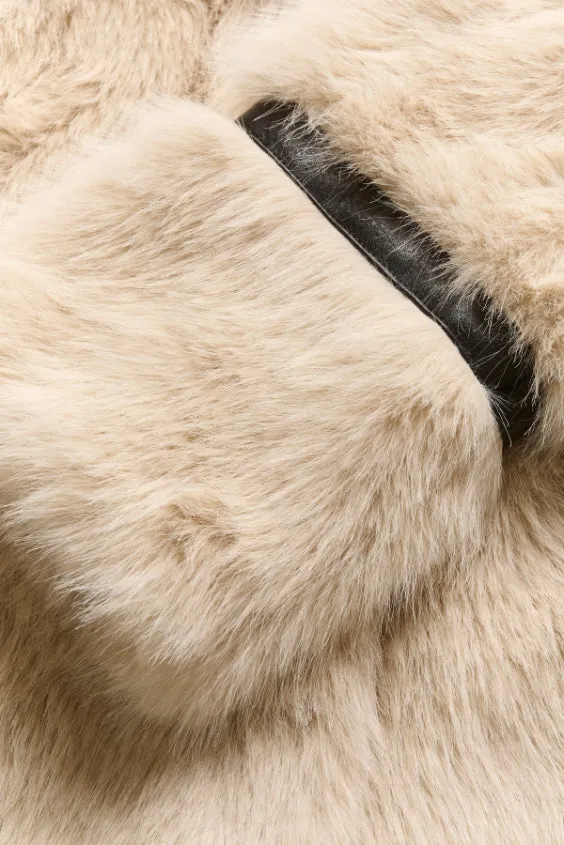 KBS Pearly Fur Coat | Silver Cloud