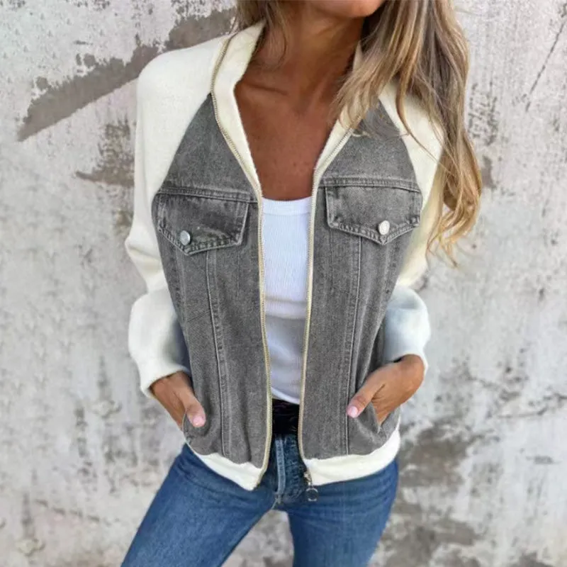 KEISHA™ | FASHIONABLE DENIM JACKET FOR WOMEN