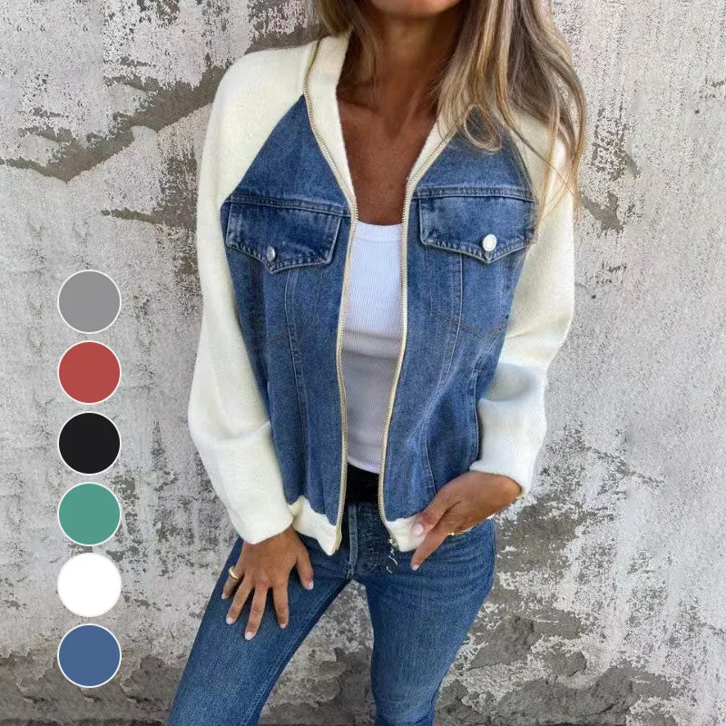KEISHA™ | FASHIONABLE DENIM JACKET FOR WOMEN