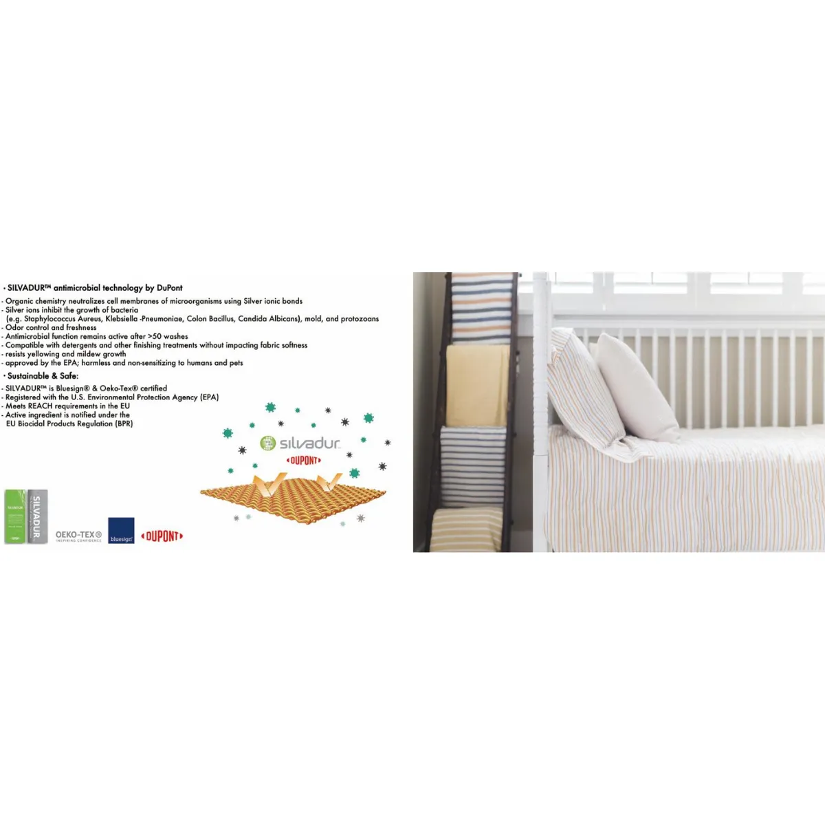 Kids Bunk Quilt and Sham - Rosie Pink Pinstripe