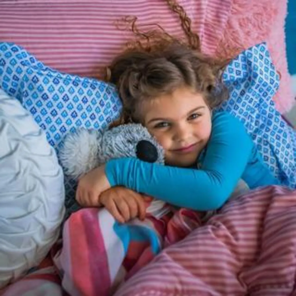 Kids Bunk Quilt and Sham - Rosie Pink Pinstripe