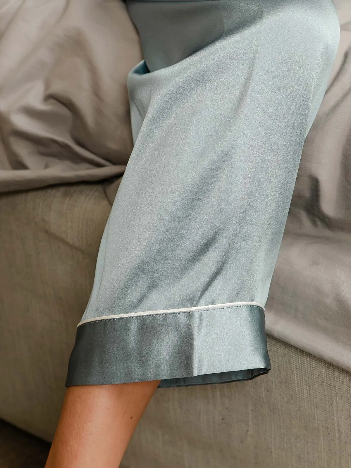Latanya - Classic with Binding Trim Woman's Pajama Set
